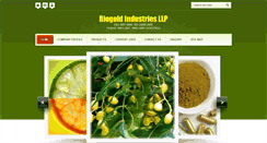 Desktop Screenshot of biogoldindustries.net